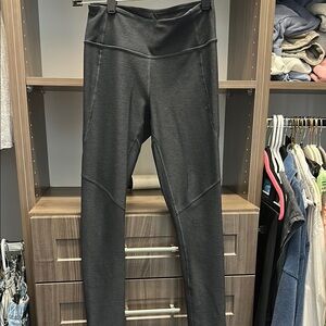 Outdoor Voices Gray Heathers High-Waisted Leggings